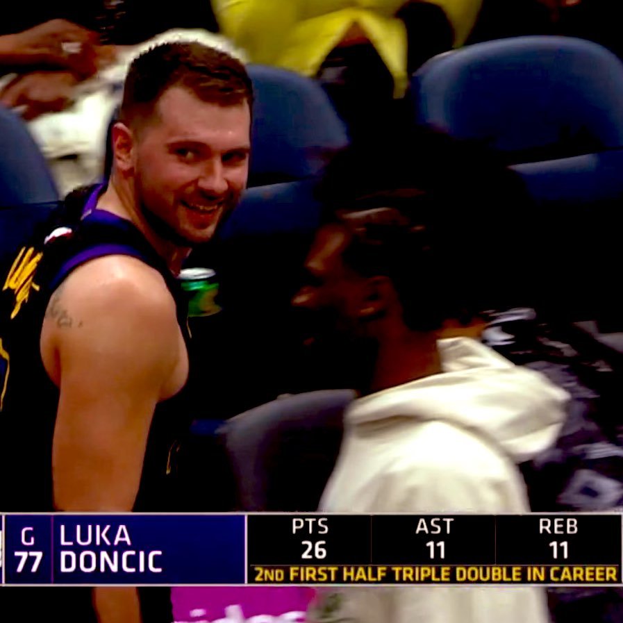 什么水平？今天的东契奇：——只打了三节30分钟——投篮21中13，三分13中6，