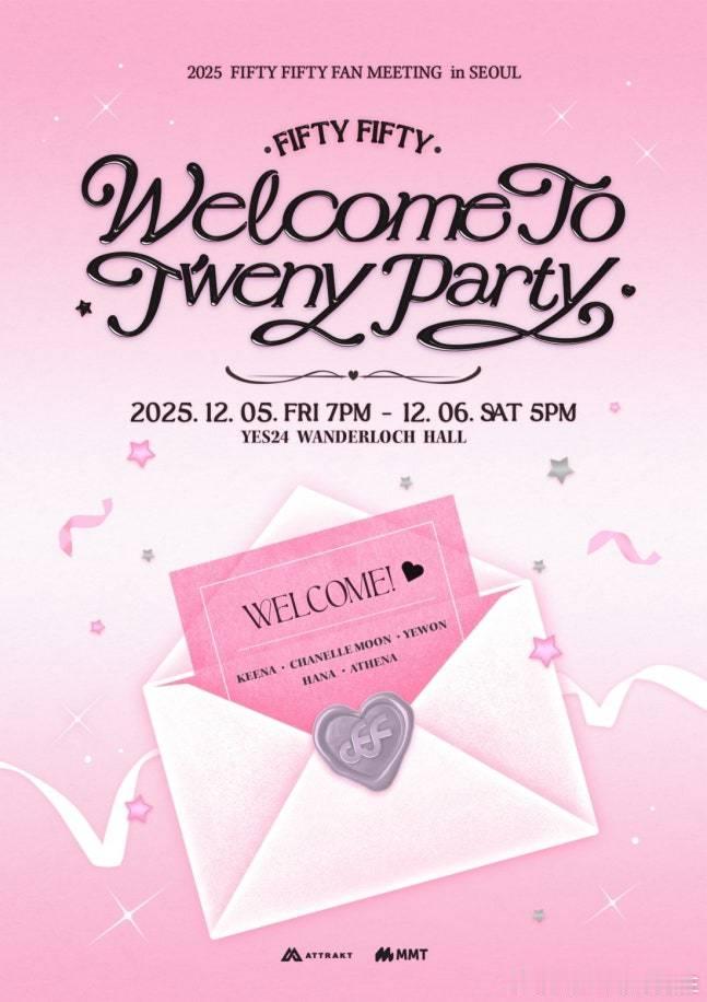 FIFTYFIFTY[超话] 将于12月5~6日举行官方粉丝见面会“Fifty 