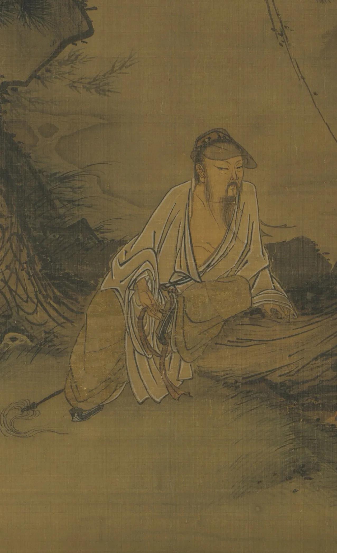 马麟（1180‑1256），祖籍河中，也就是今天山西一带，后来迁居到浙江钱塘。他