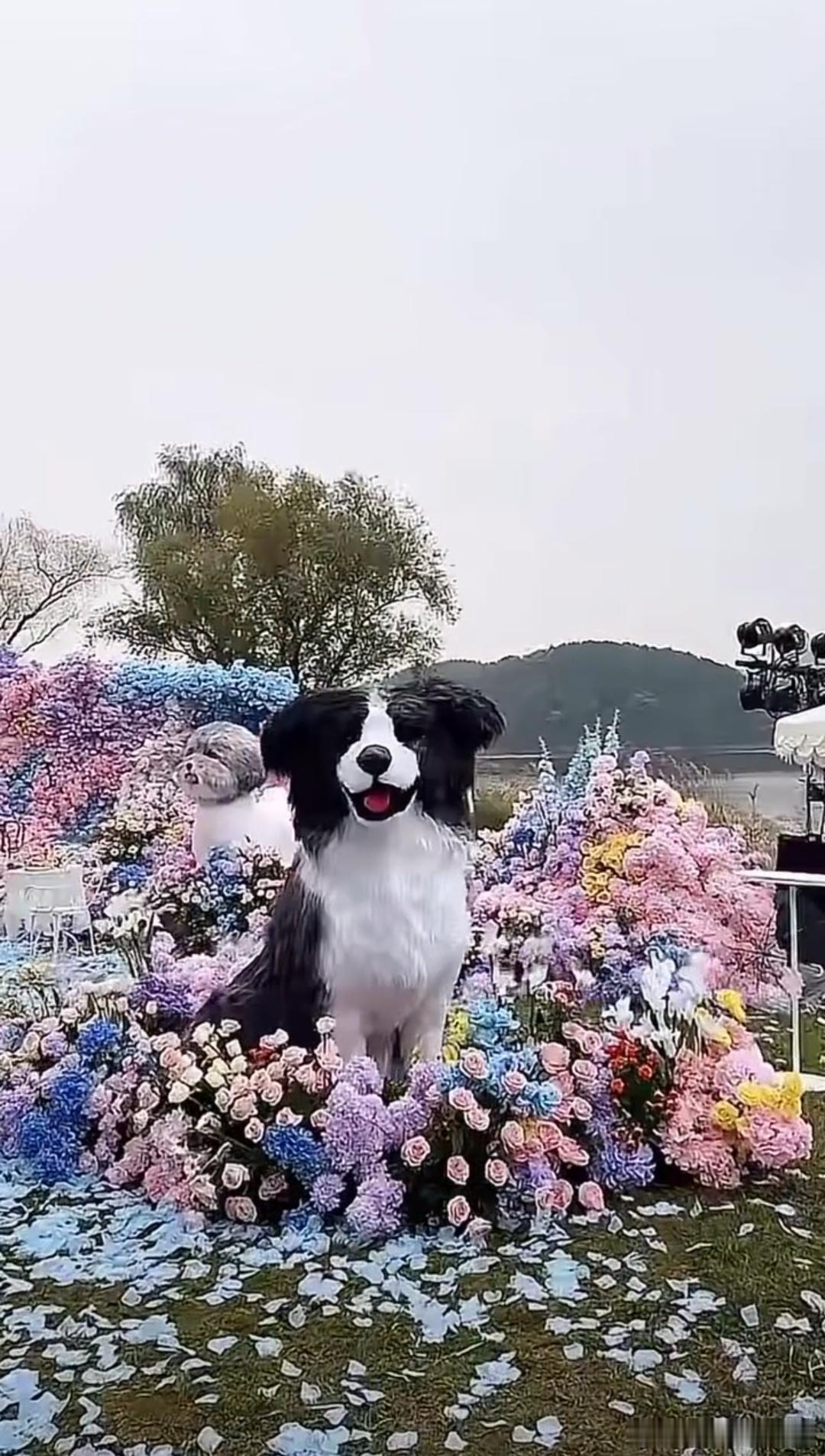 黄子韬徐艺洋婚礼布景黄子韬徐艺洋婚礼现场布景来啦，现场有超多花朵，非常浪漫，还有