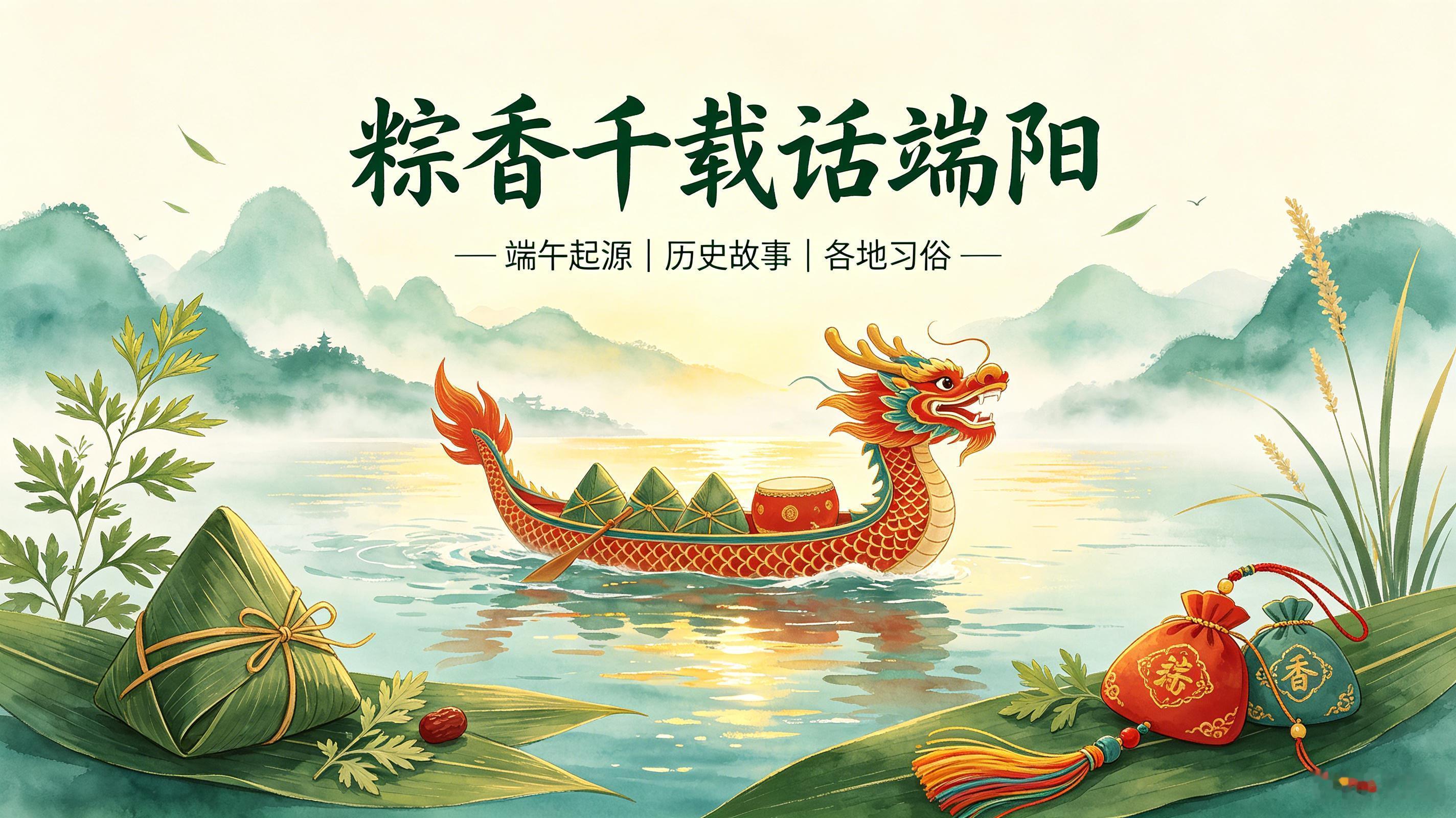 端午临中夏，时清日复长。  农历五月初五端午节，亦称端阳、重午、浴兰节，是我国重