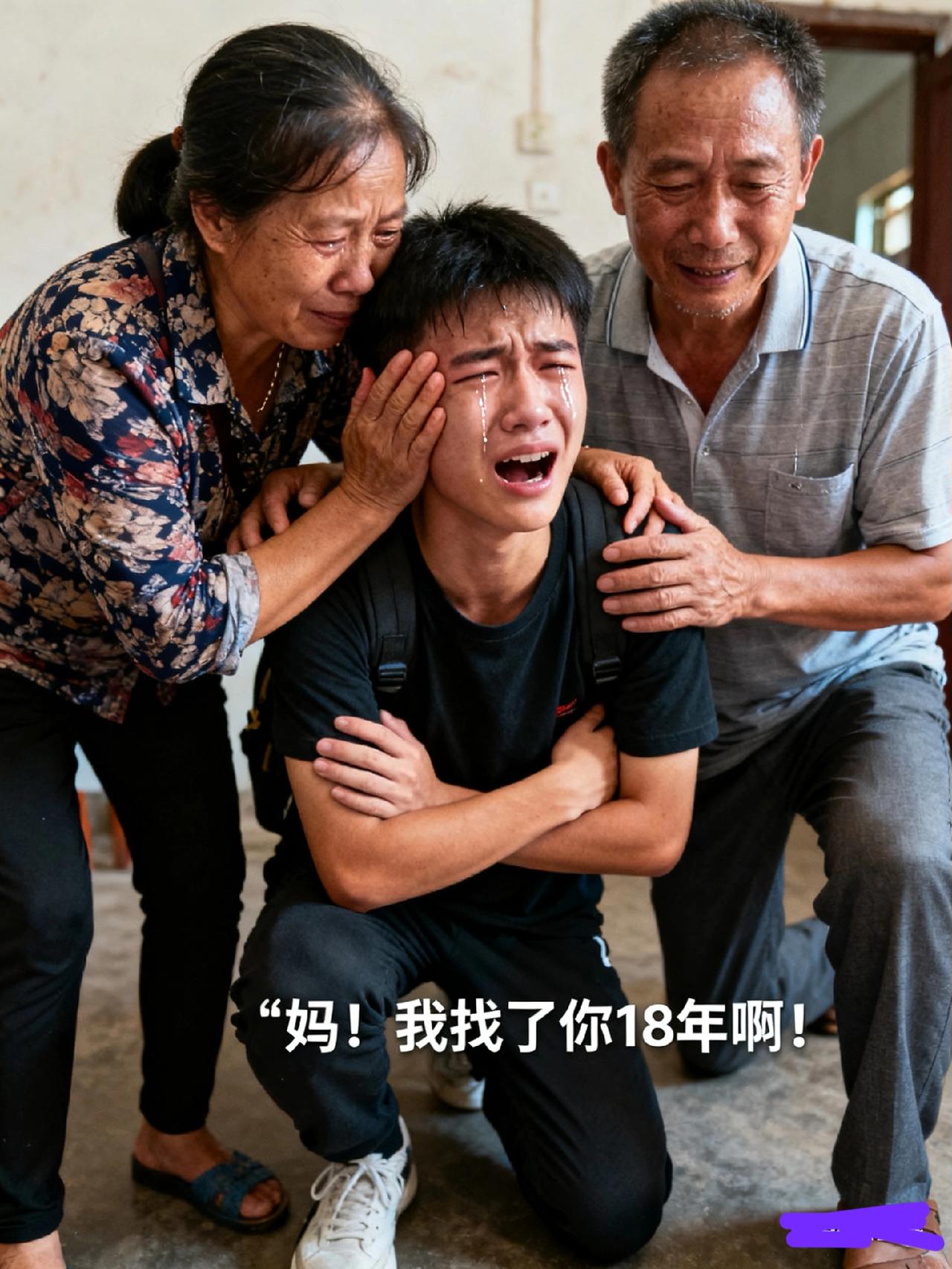 被拐18年，他凭一个胎记找到亲生父母！这场认亲现场，看哭无数网友
 
“妈！我找
