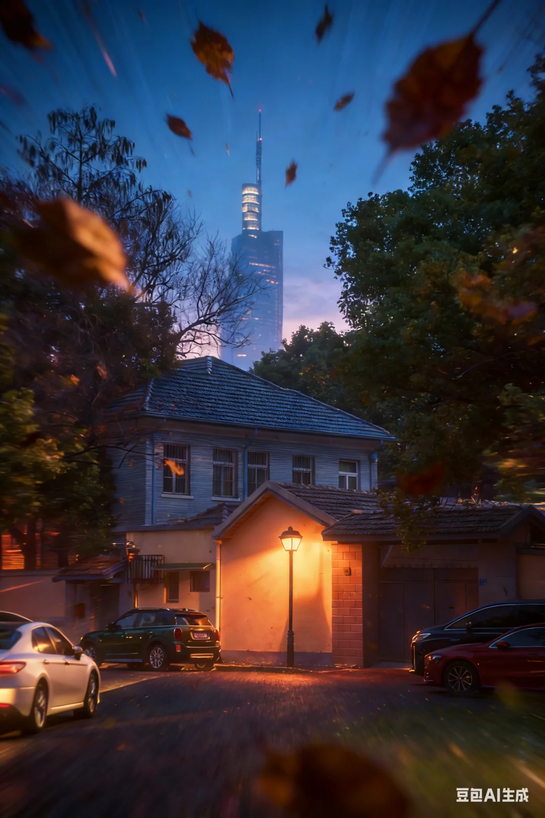 豆包还是太权威了，颐和路紫峰大厦变CG