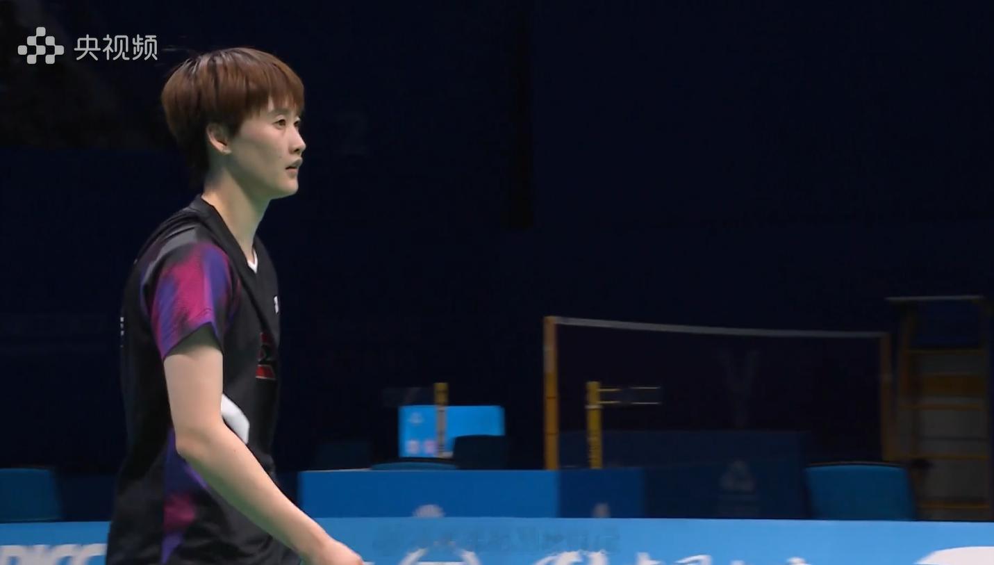 女团冠军：浙江队女团成年 决赛 江苏队 0-3 浙江队 女单 孙俪元 19-21