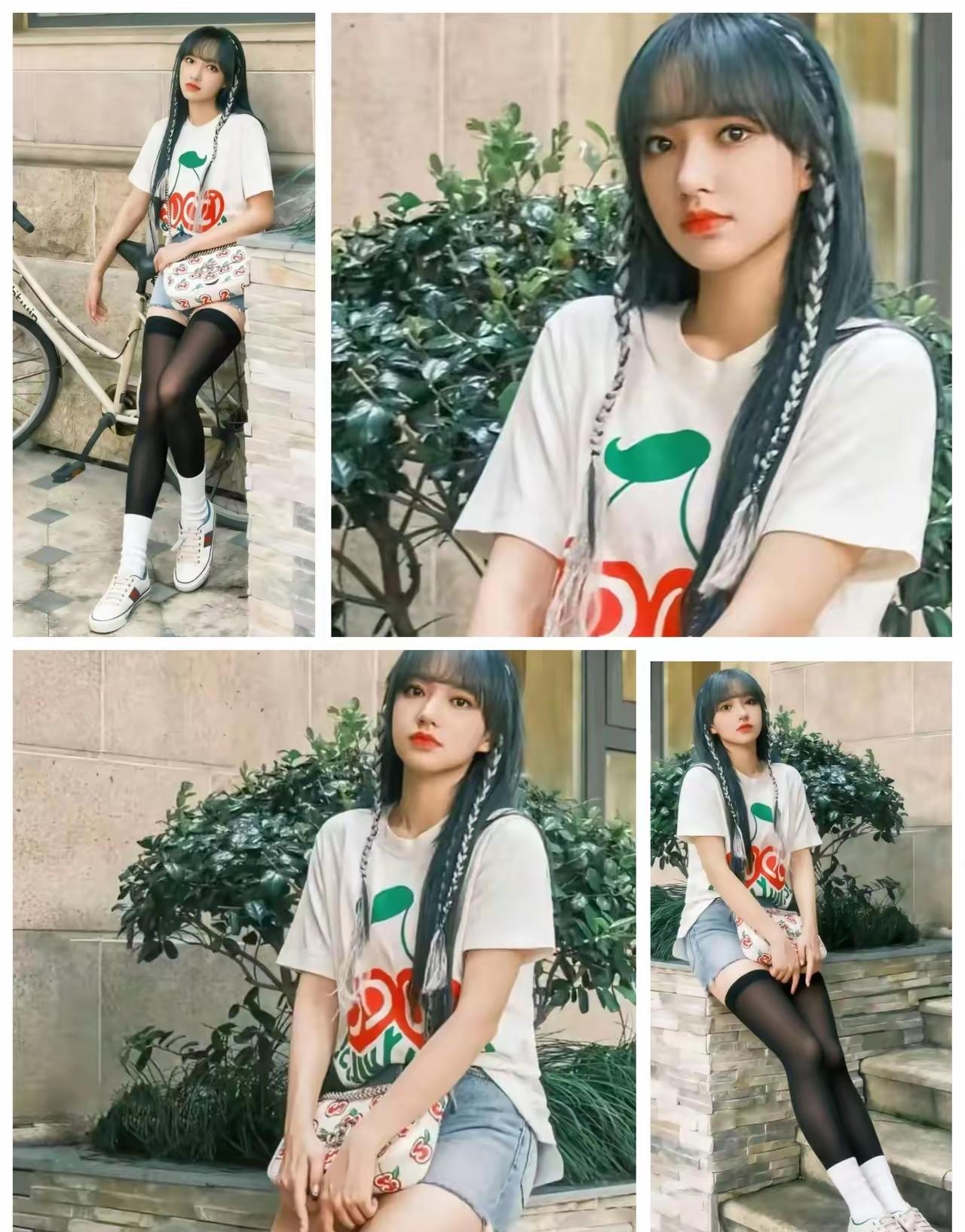 这是刚回来那会儿吧，那个时候很仙……
感觉她应该能火起来才对
你们觉得呢
胖是胖