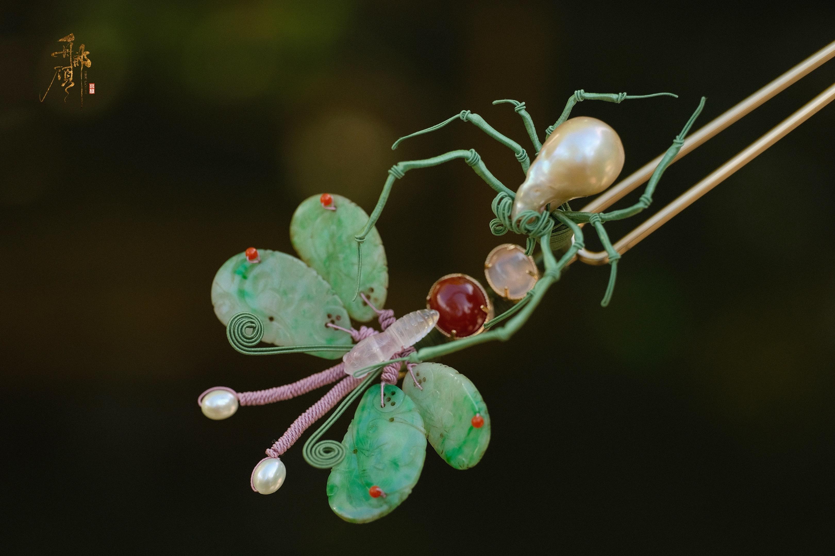 运 筹 帷 幄。一支小众审美的发钗，会有人喜欢吗。