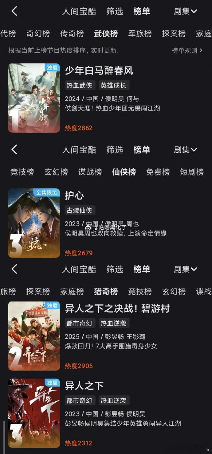 优酷四榜登顶的荣誉由《入青云》斩获，开播即收获关注。剧中藏于细节的服化道设计，赢