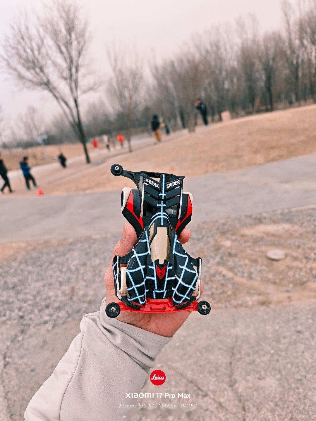 前两天去了温榆河 原厂蜘蛛王迷你四驱车太慢直接战损等我的巨无霸装车再战 北京·温