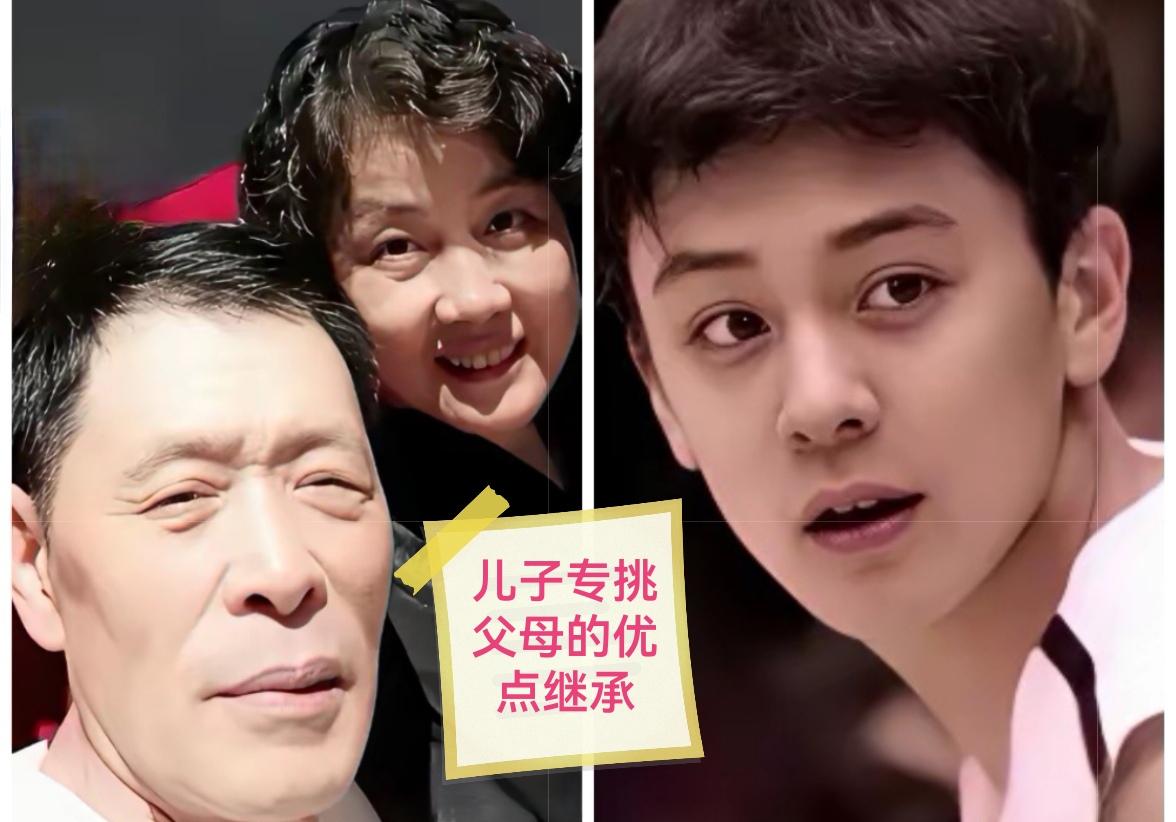 篮球教练杨鸣很帅，专挑爸妈优点随。不像有的孩子专门随缺点。不过这事自己说了不算呢