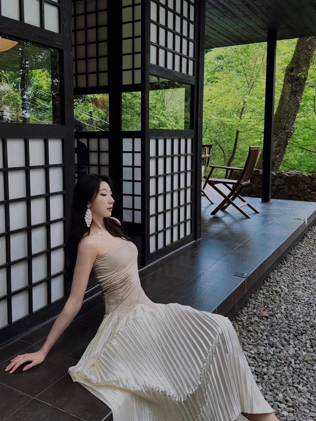 成都拍照｜都江堰春杪茶馆 坐拥绿意🍃