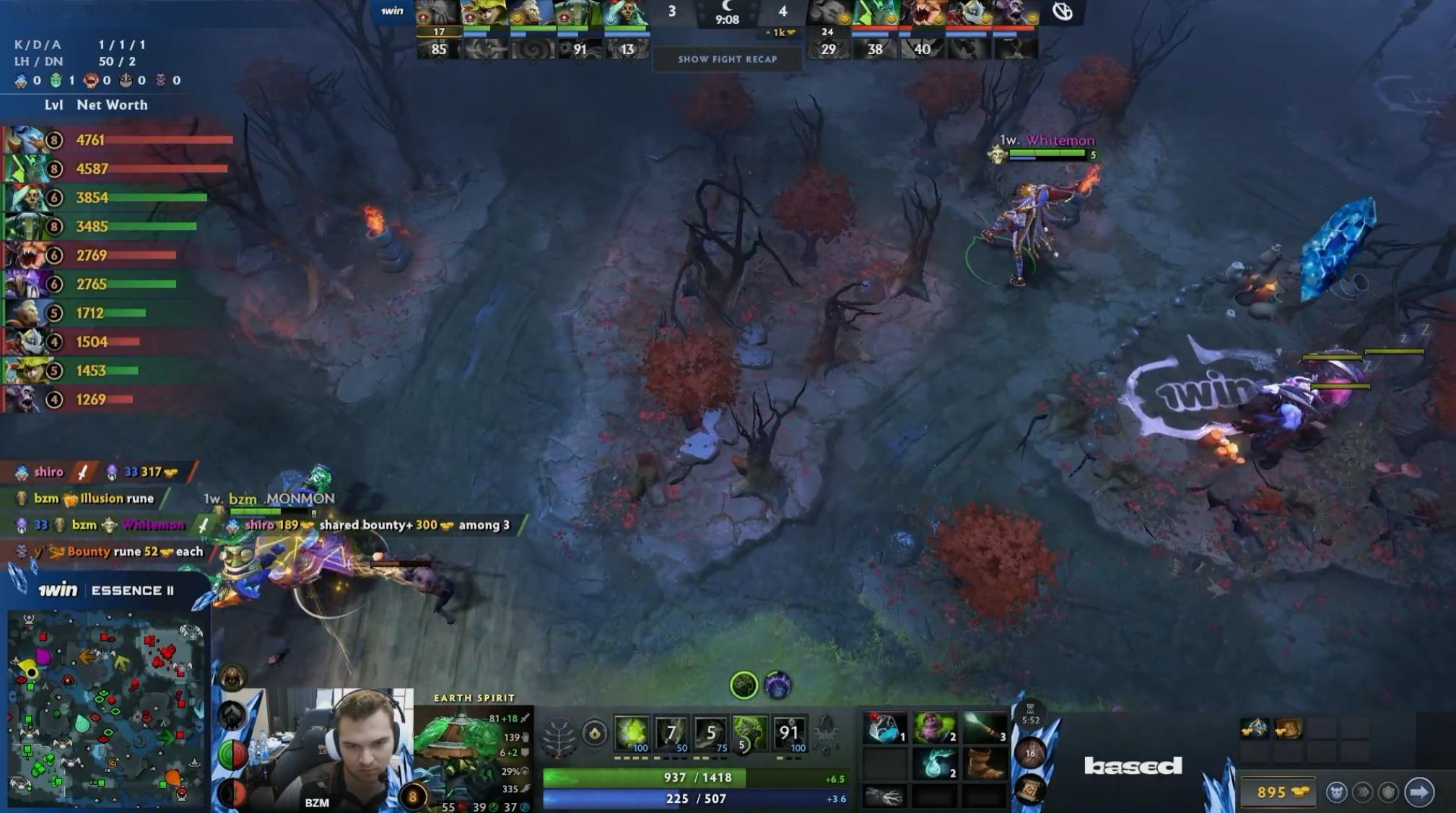 DOTA2 线上赛1W Essence 淘汰赛败者组第二轮VG对阵1W战队BO3