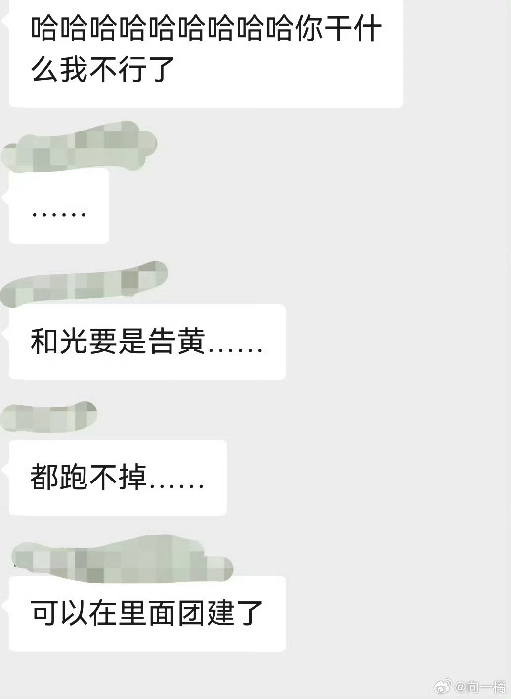 那我不也得进去，我们得在被告席一起团建了，我刚还说在奶茶里加蛋白质呢。