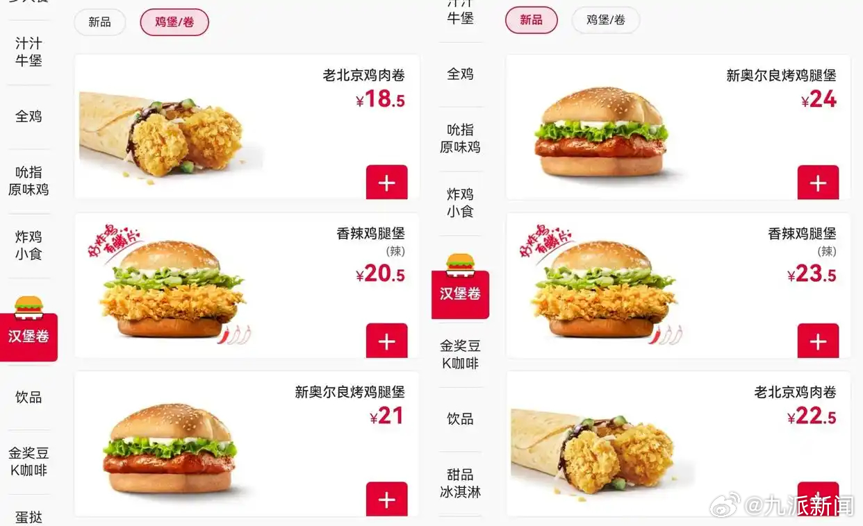 #肯德基有单品外送总价将贵约10元#【#外送涨价肯德基称是正常市场规律#】1月2