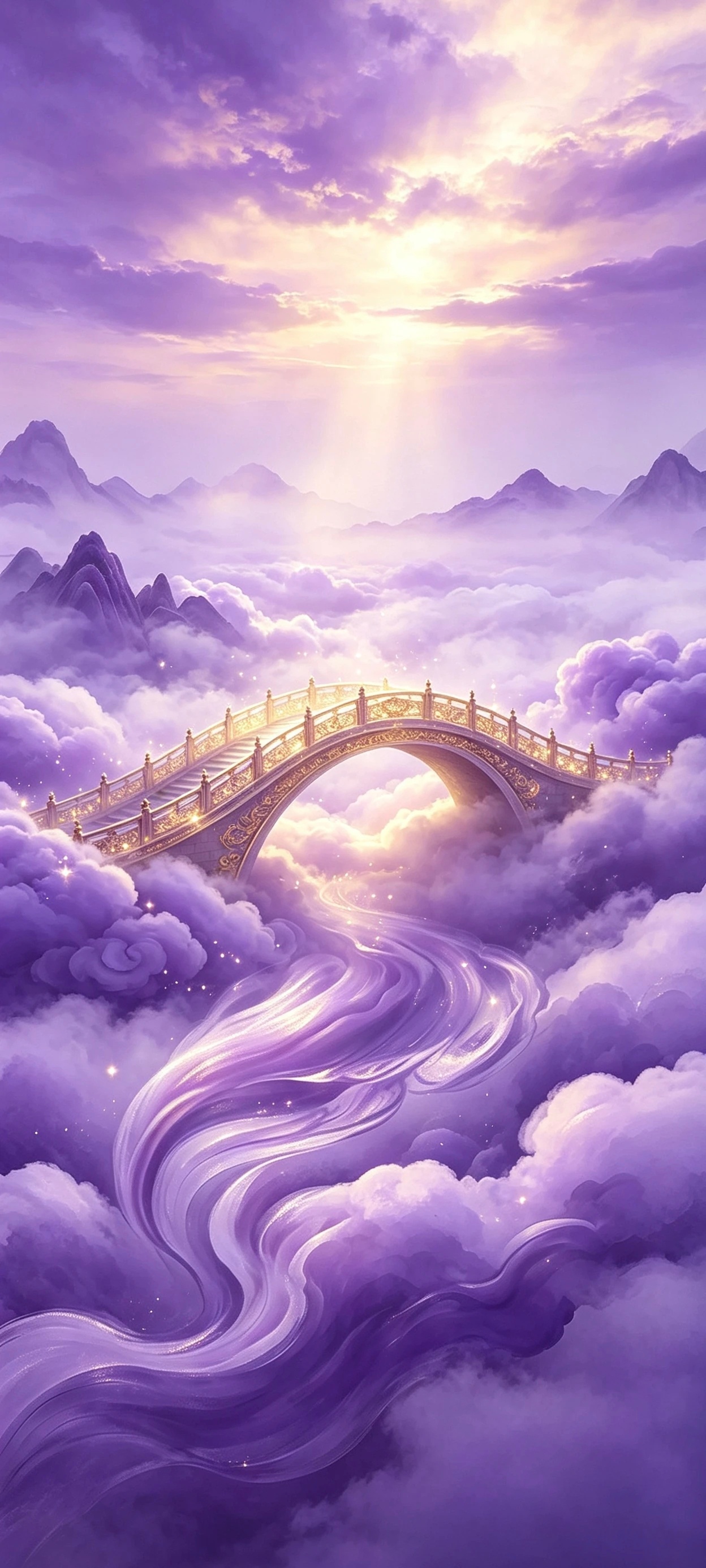 紫韵翻涌 