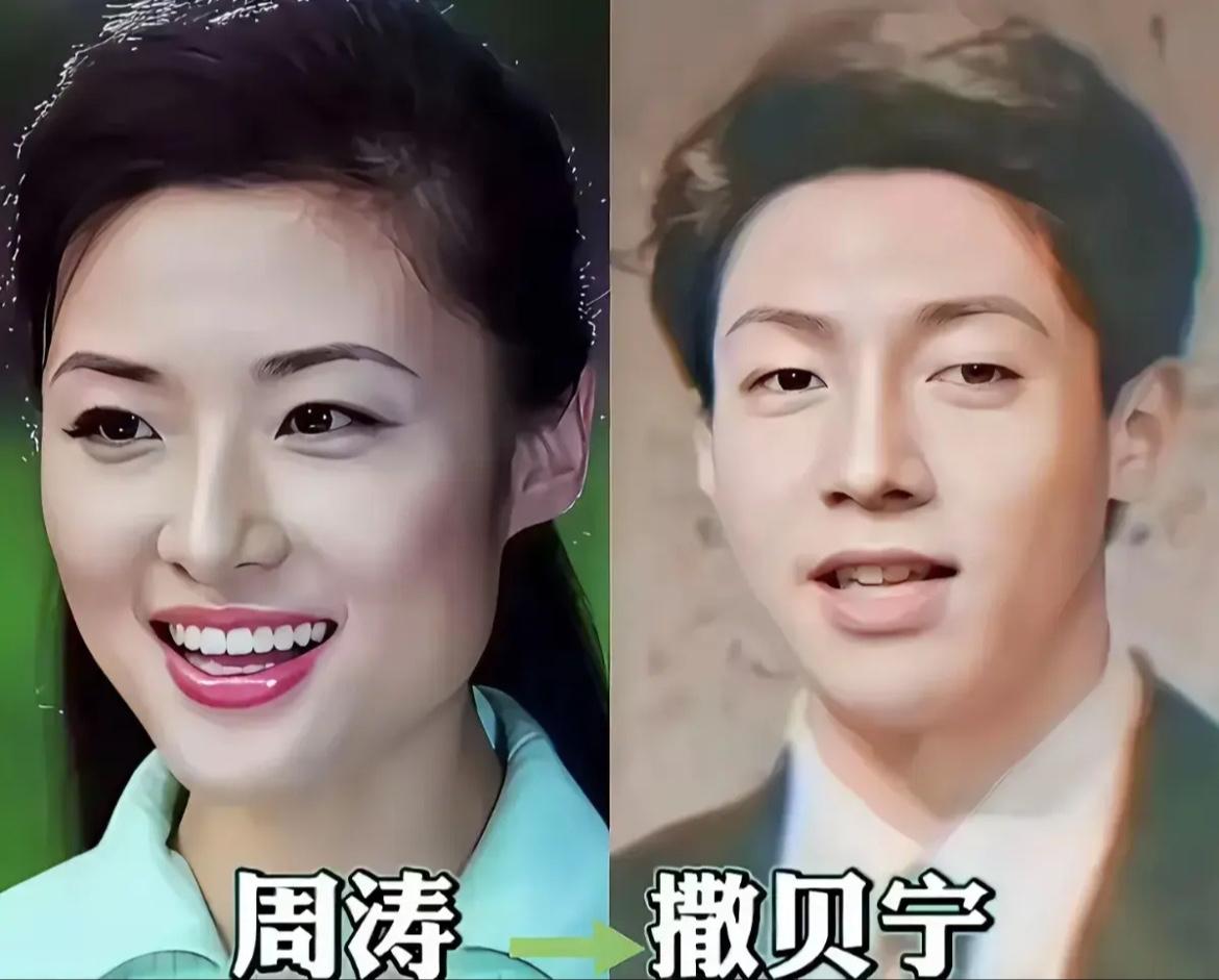 好青涩呀！
年轻时的他们个个都是俊男靓女
撒贝宁年轻的时候一看就是一个帅哥，能够