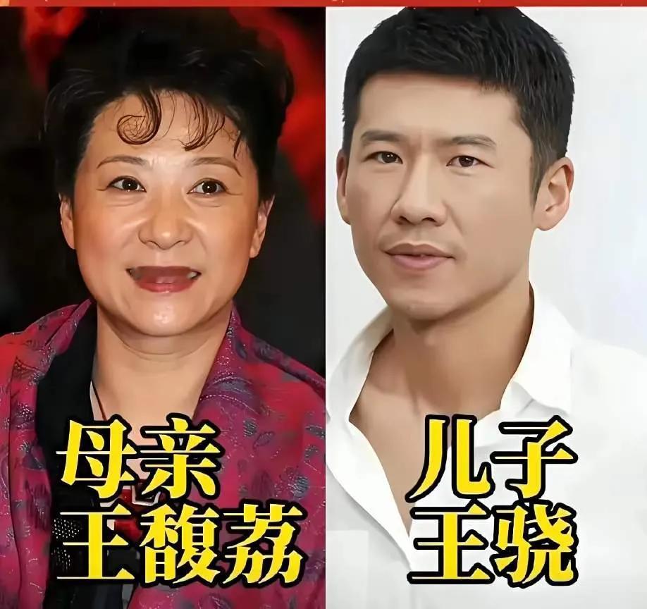 王馥荔那种温婉长相让人喜欢,典型的东方美,耐看又有韵味，儿子英俊帅气，娘俩都是娱
