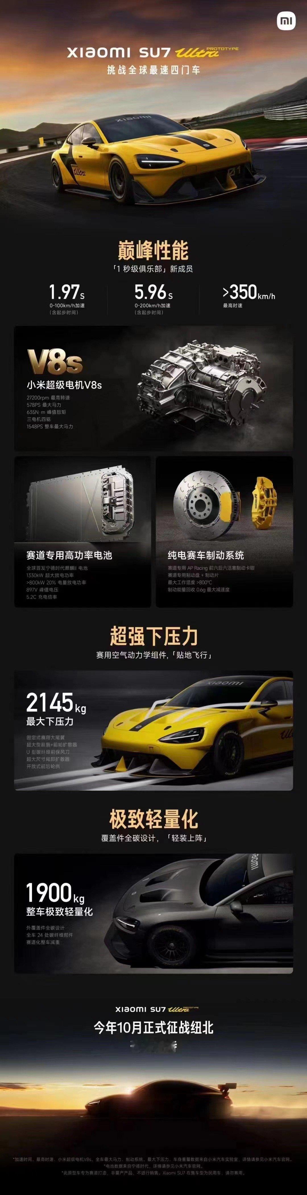 来，快速解读一波：1、动力与电池：最大放电功率超过了三电机的输出功率，20%放电