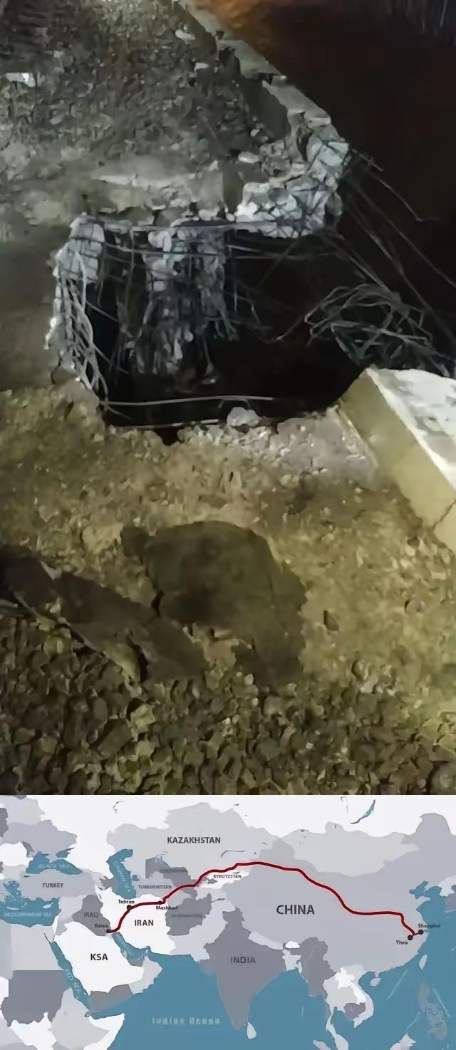 美军炸了伊朗铁路桥！这是要断它的命，不只是断它的路，诡异之处是，美军这次炸的跟以