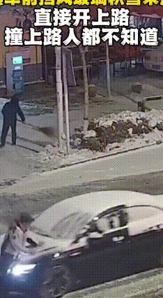 前天我所在的城市下雪了，下的还不小。有一辆黑色轿车，司机估计嫌麻烦，前挡风玻璃的