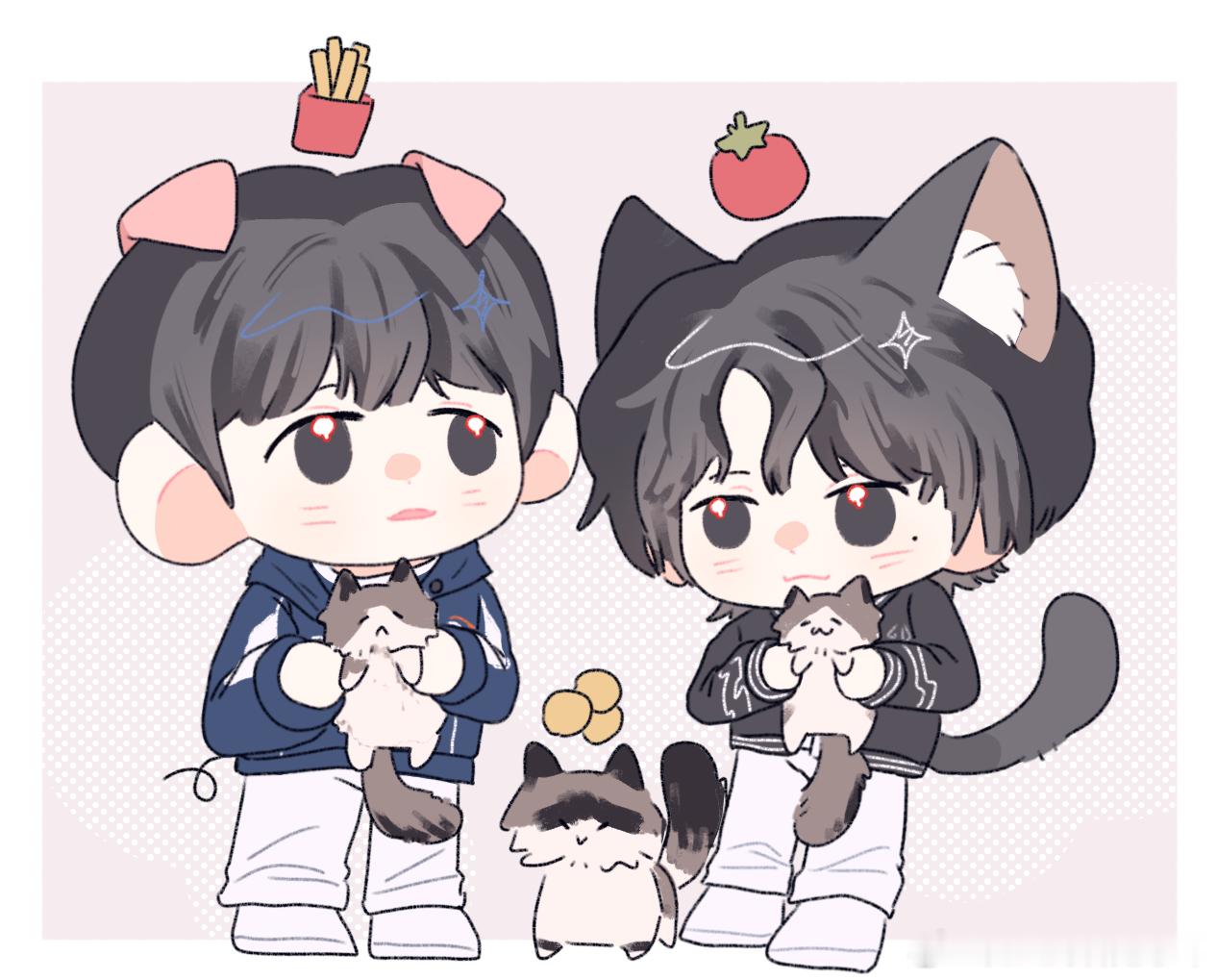 12629【cb向】家有猫猪 