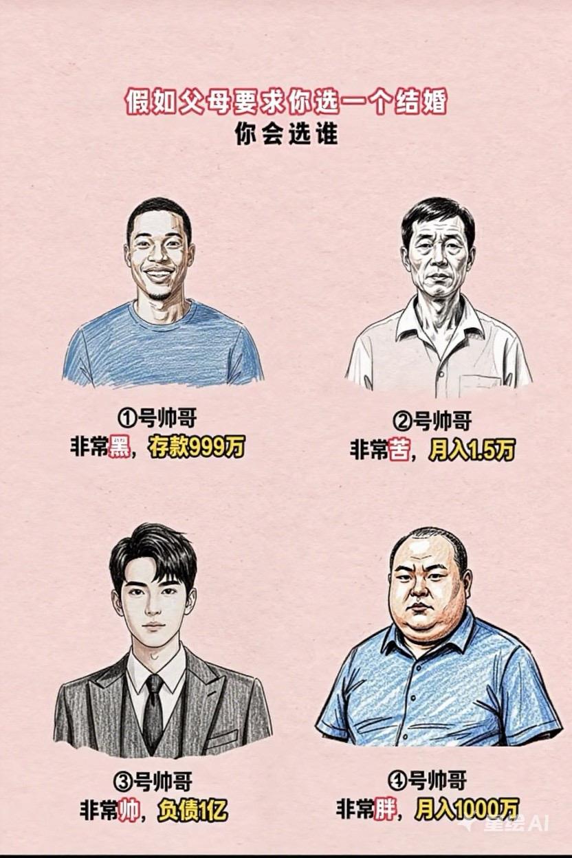 4选一，你会怎么选