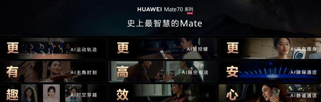 这一代的Mate70系列真的是跨越的一代，AI不仅仅让我们使用更方便，也让我们办