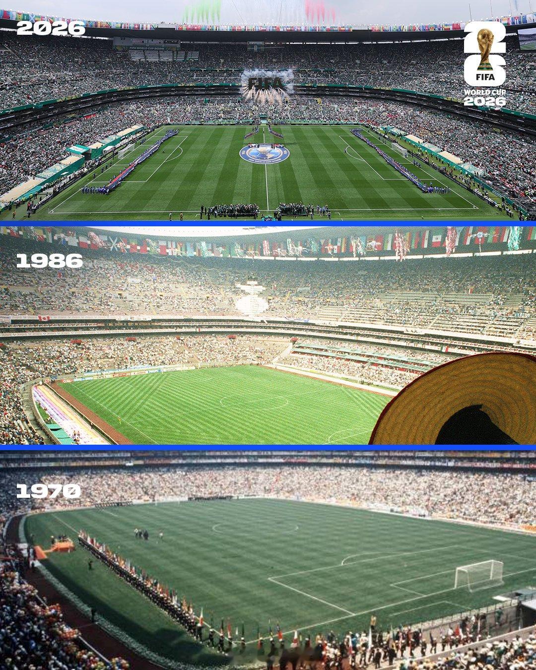 美加墨世界杯 揭幕战场地Azteca Stadium，全球唯一先后承办 1970