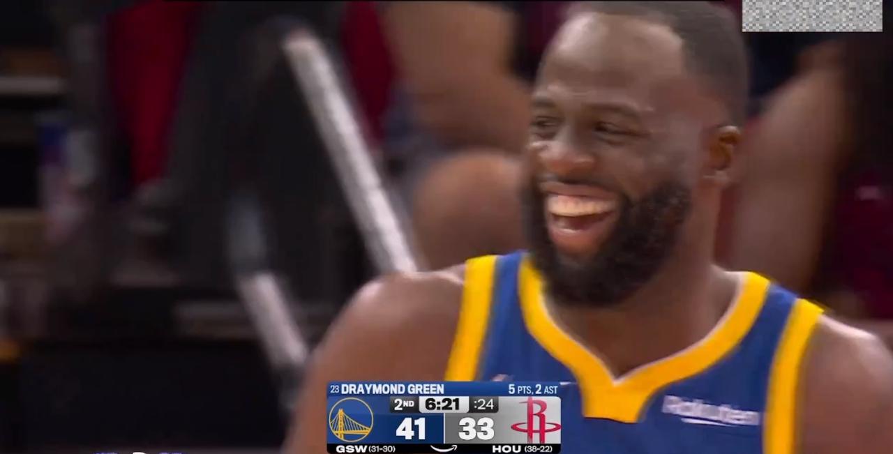 不得不说，勇士队全队打球都太有脑子了！

在今天火箭对阵勇士的比赛中，最后时刻裁