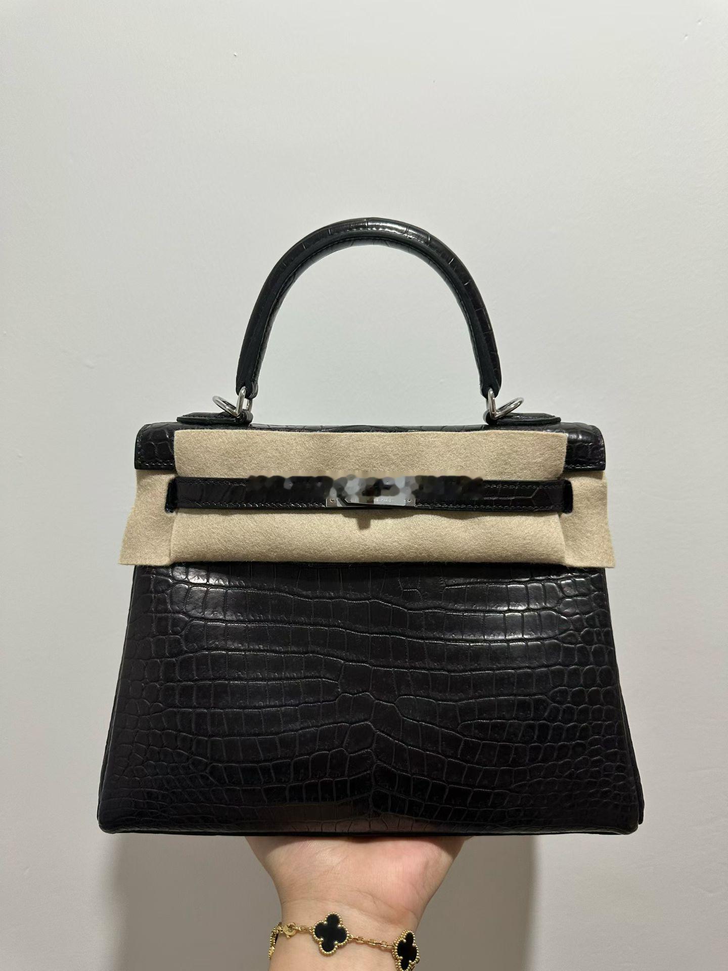 Kelly 25cm 倒V 湾鳄🖤 ​​​