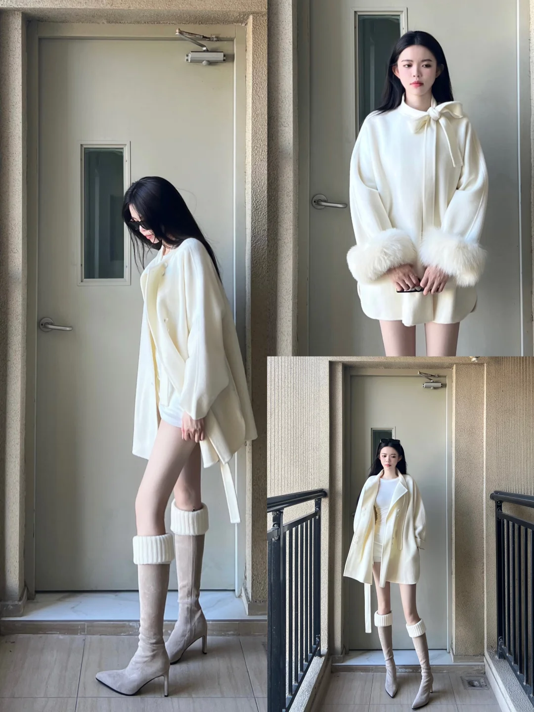 168/98 今天早上被这个白色的斗篷惊艳住了！