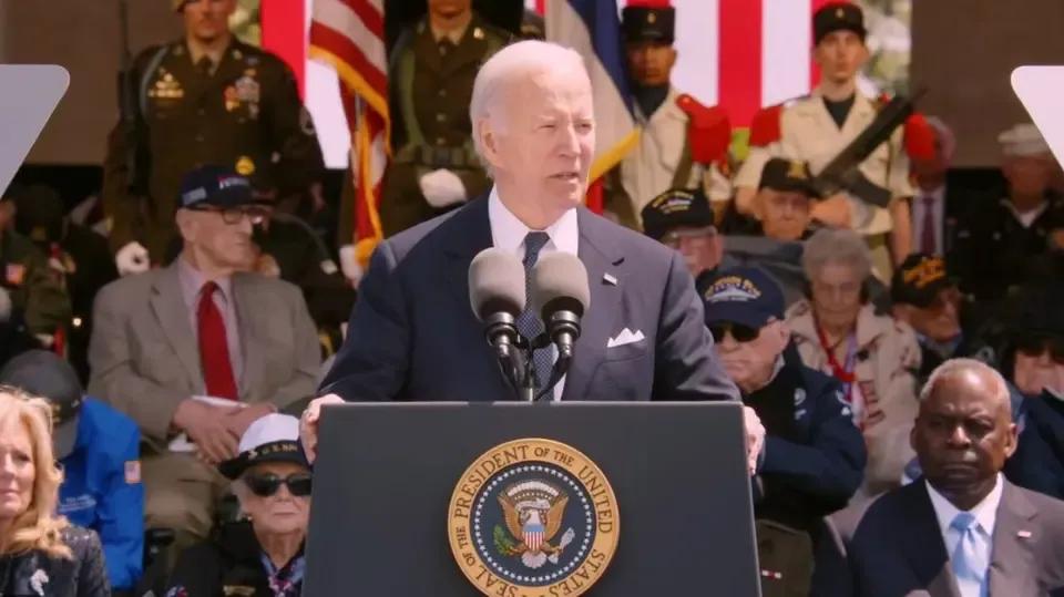 拜登禁止乌克兰使用美国武器打击莫斯科和克里姆林宫。

美国总统拜登是在参加诺曼底