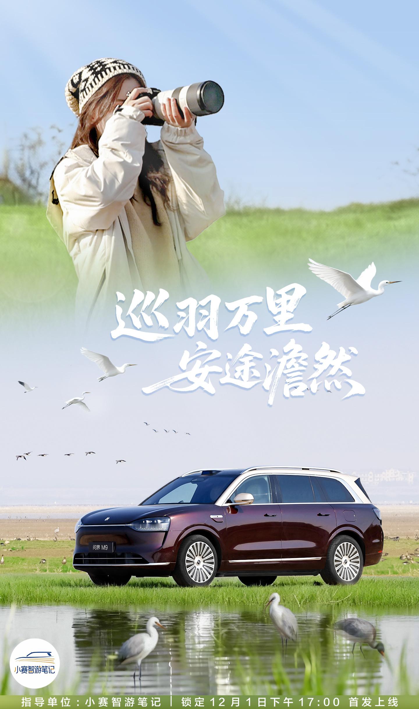 一场与候鸟的冬日约定与问界M9 共赴鄱阳湖出发，寻觅，定格此刻小赛影业  12月