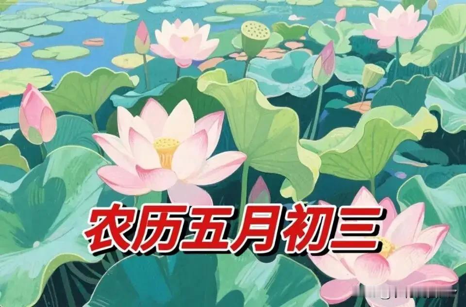 明日农历五月初三，记得“3要吃，2不散，1要戴”，寓意福禄满家路路通！
 
明天