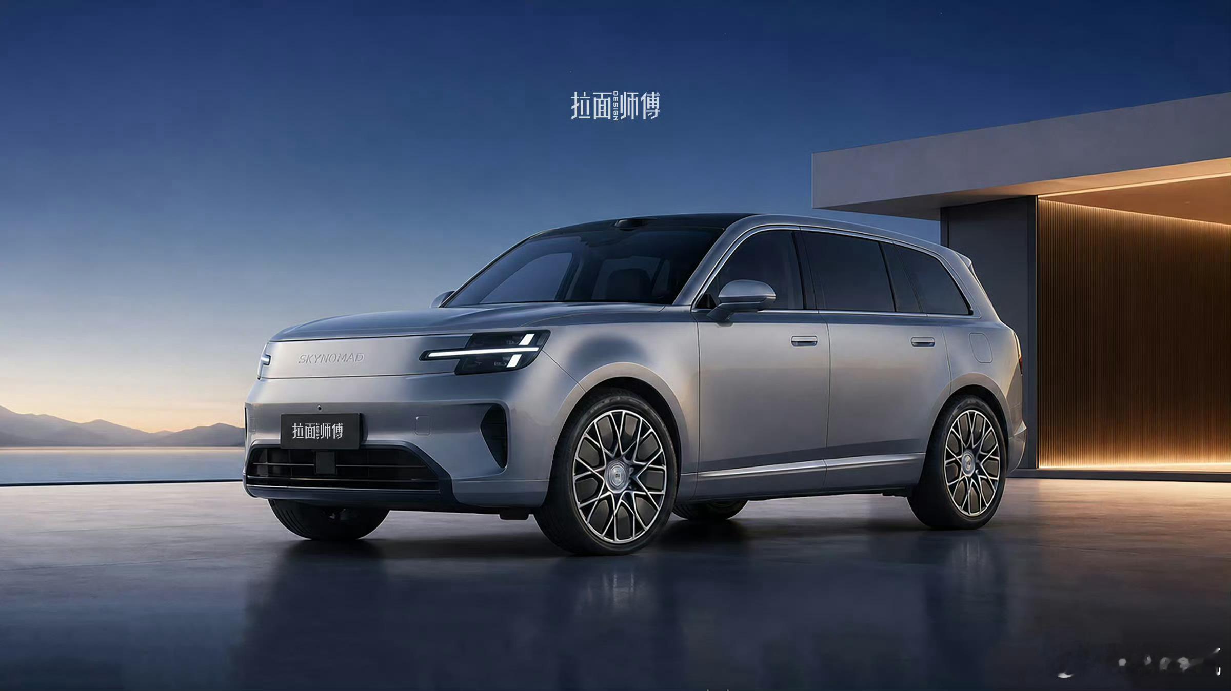 小米的增程suv，造型差不多就这样。我觉得是很一般，没有惊艳的感觉，无论是车头还