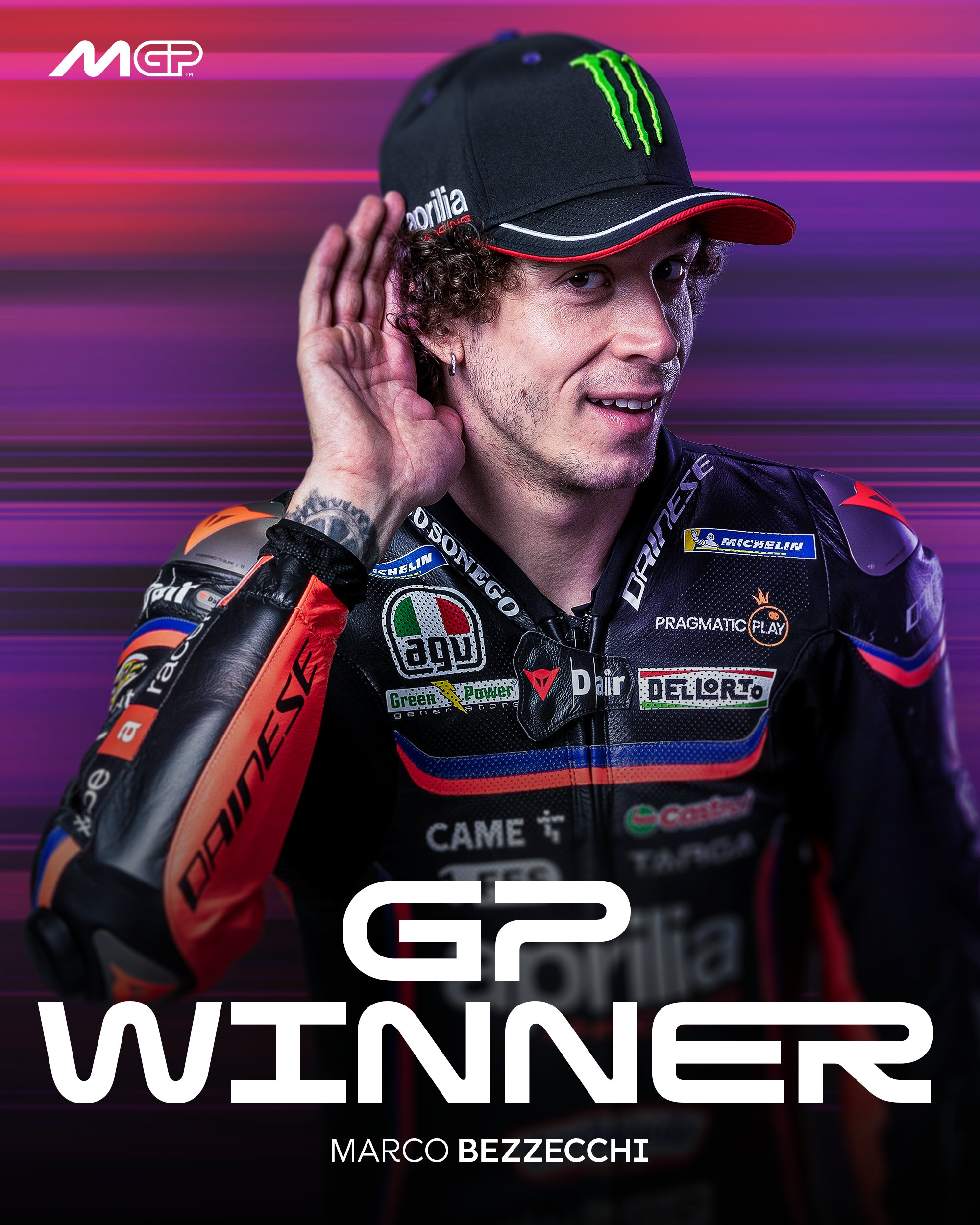 你永远都不知道下一秒会发生什么，这就是MotoGP的魅力！！！马可·贝塞奇拿下阿