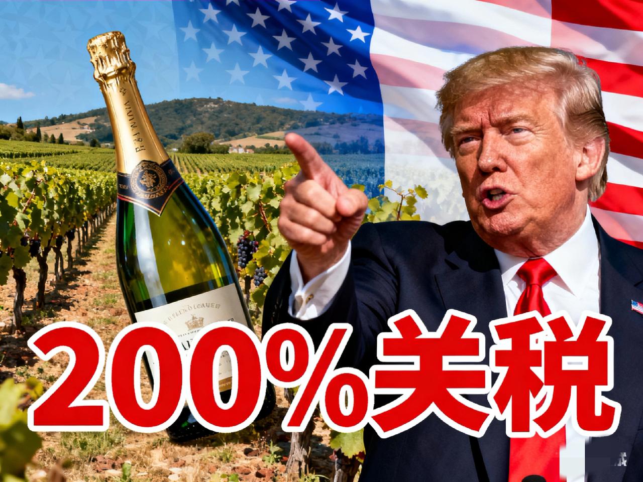 快讯！
200%关税大棒！特朗普逼法国站队加沙，跨大西洋贸易战一触即发！
​
特