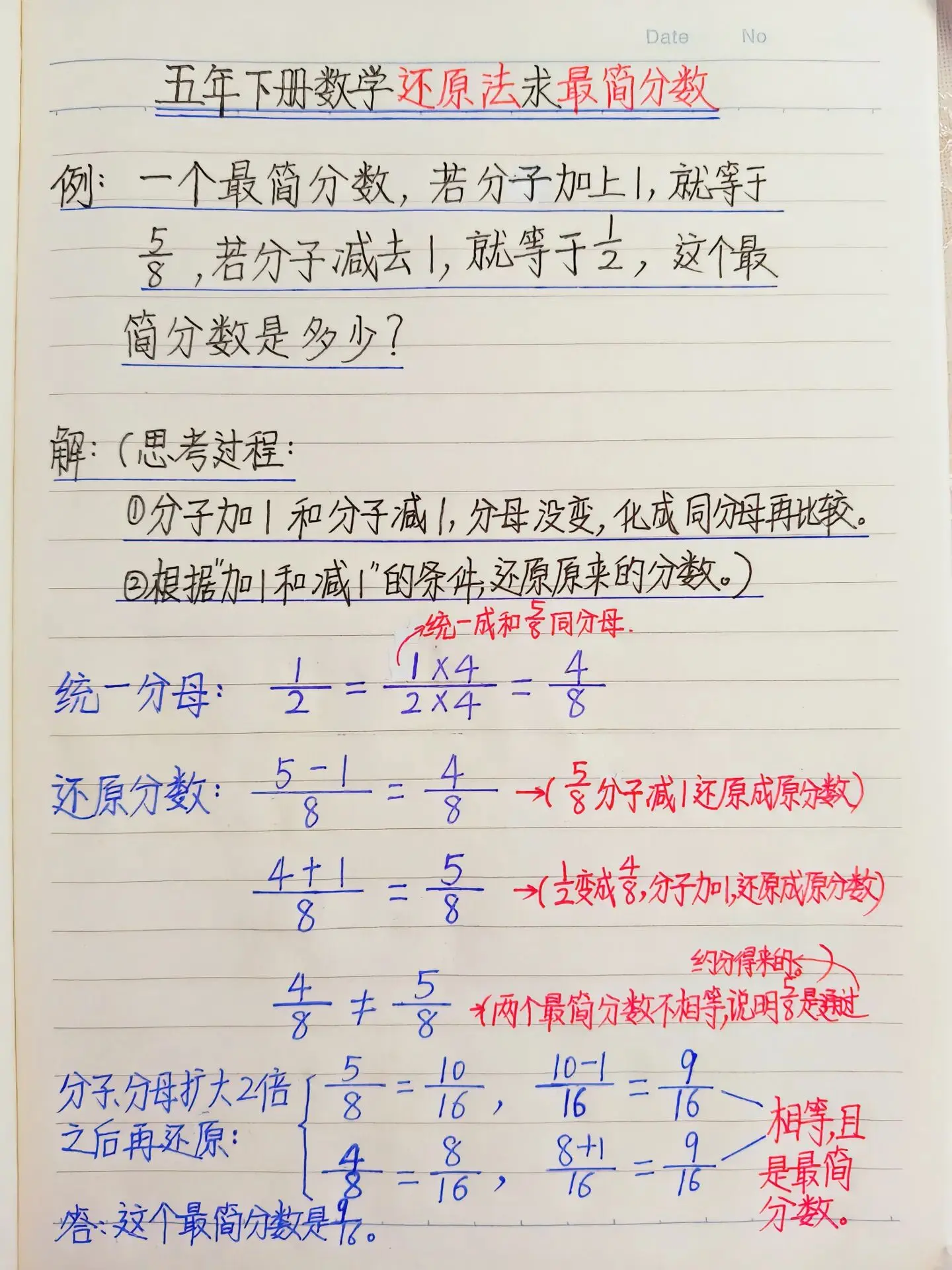 五年级下册数学 知识点总结 期末复习 期末考试