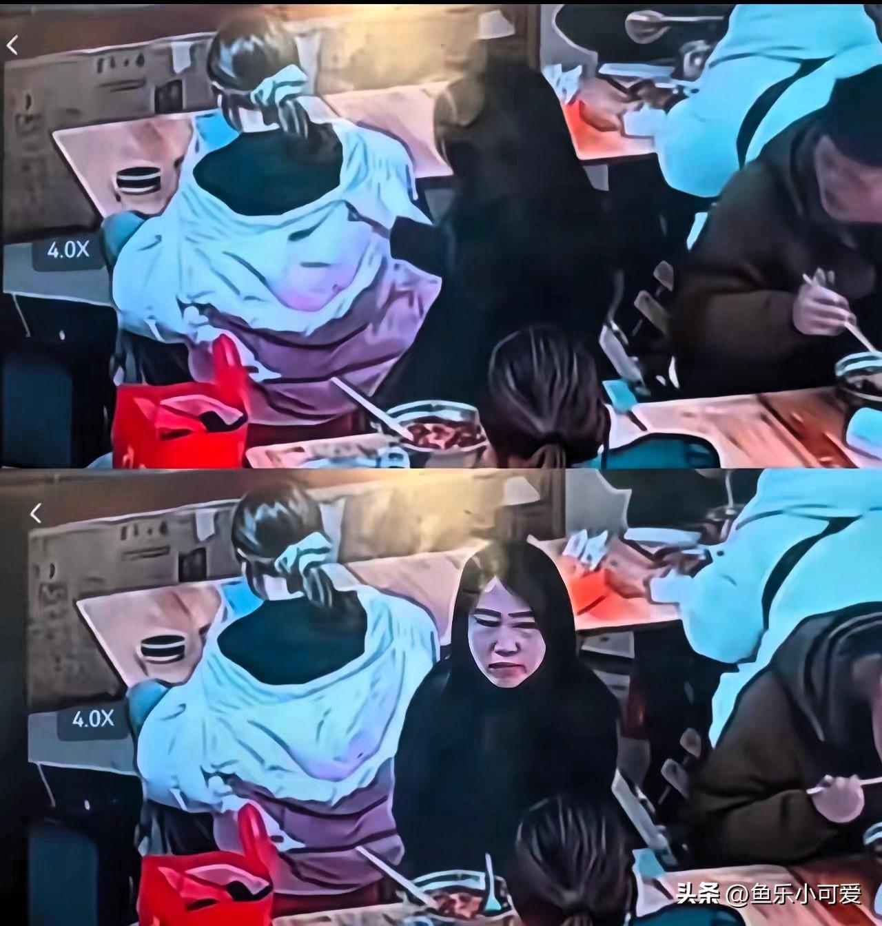 前几天，保定高阳一家餐厅里，一个女孩只是坐错了凳子，发现后立刻道歉、马上让开。