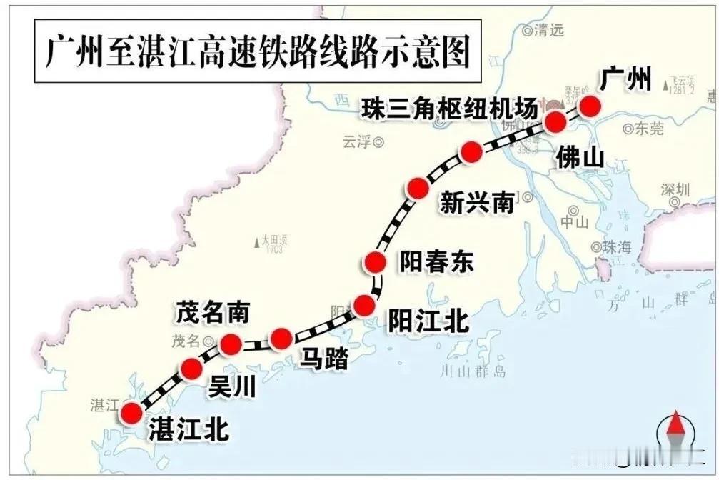 广湛高铁项目总投资998亿，是广东省近年来投资规模最大的铁路建设项目。广湛高铁正