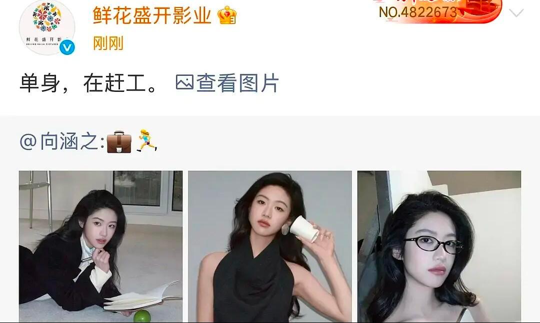 向涵之方称目前单身 向涵之称单身，周奇不否认恋情，谁蹭谁一目了然！ 