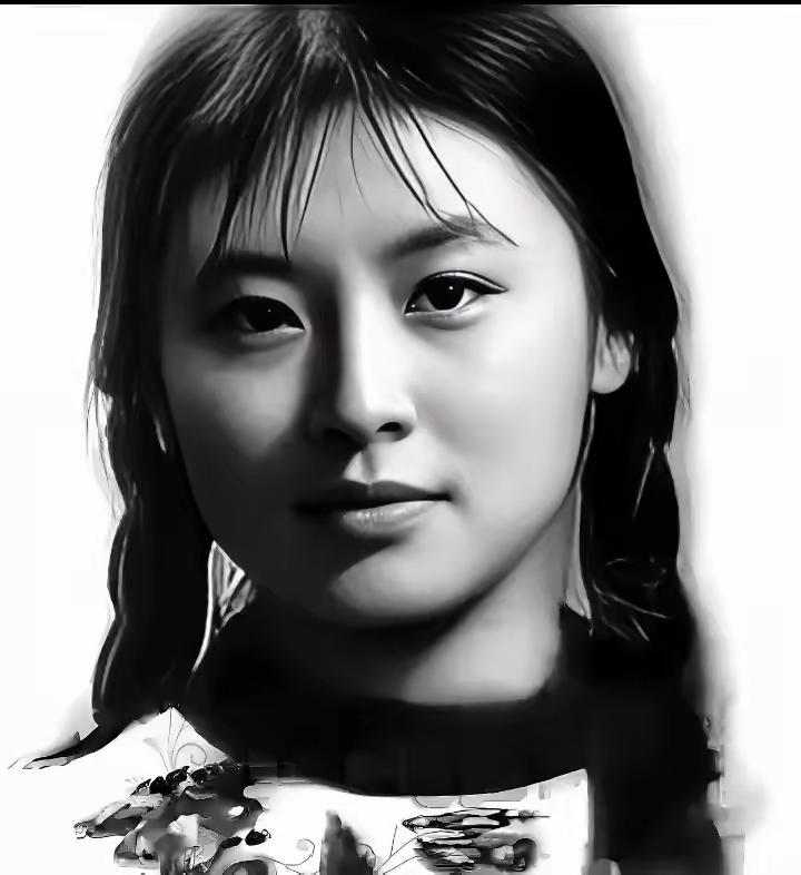 王铎：上学时，最本色的杨丽坤。大家看看，太清纯了。