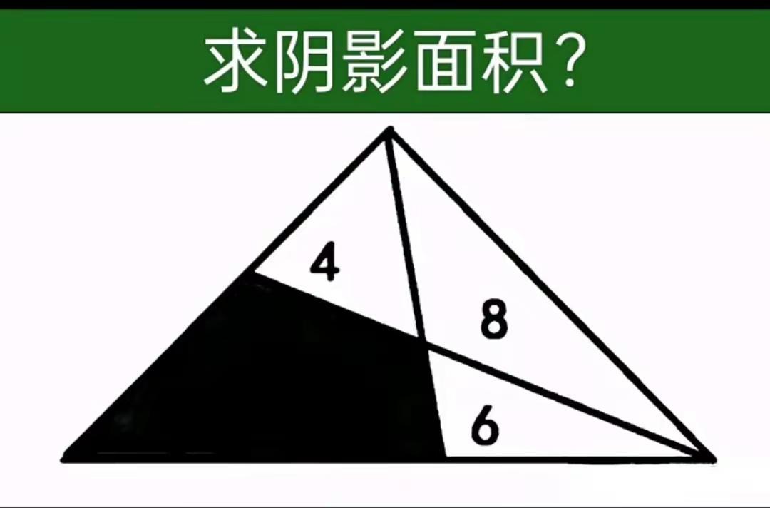求阳影部分面积