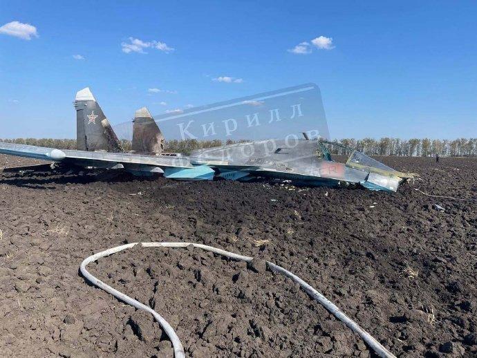 这是那架在俄罗斯沃罗涅日坠毁的苏-34战斗轰炸机，开战之后至少有5架在本土坠落，