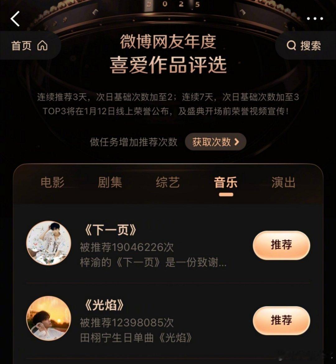 梓渝田栩宁年度双榜第一第二梓渝田栩宁年度双榜前二 年度星光人物榜中梓渝登顶、田栩