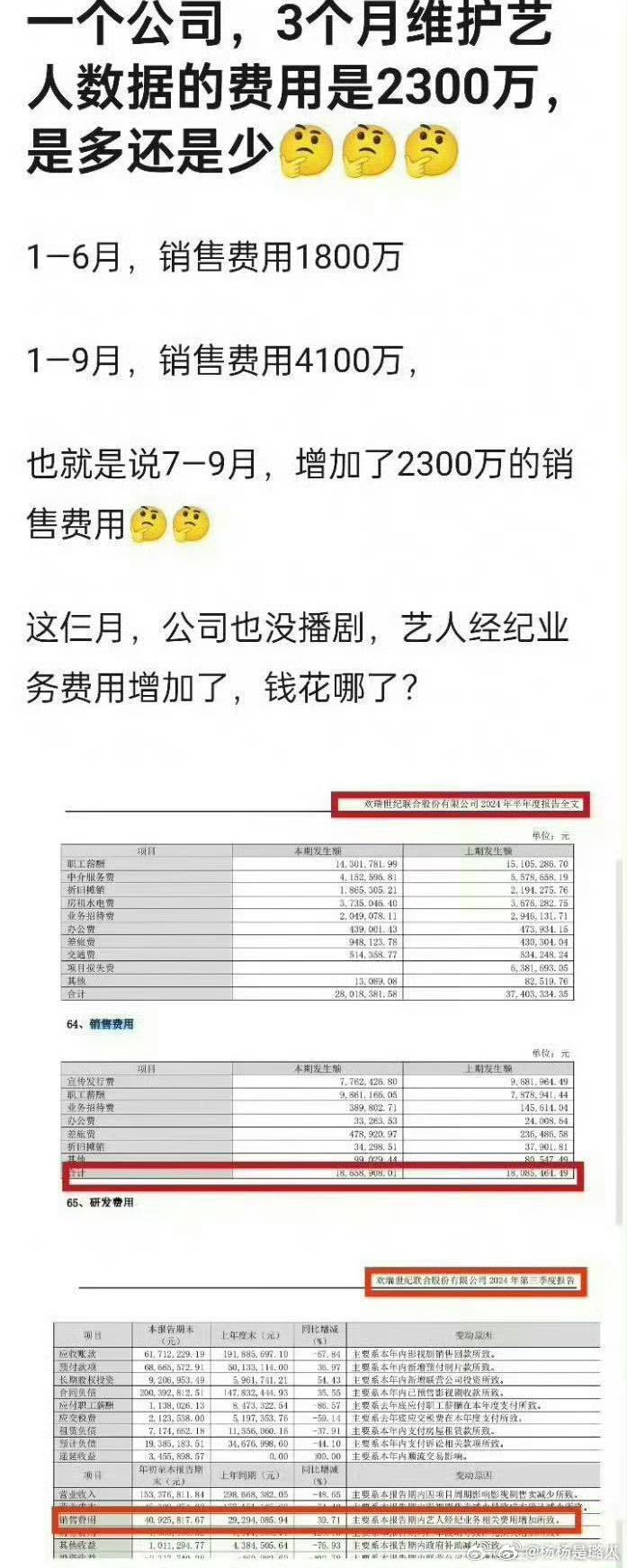 鸡淇人不是白叫的，看这数据维护经费 ​​​