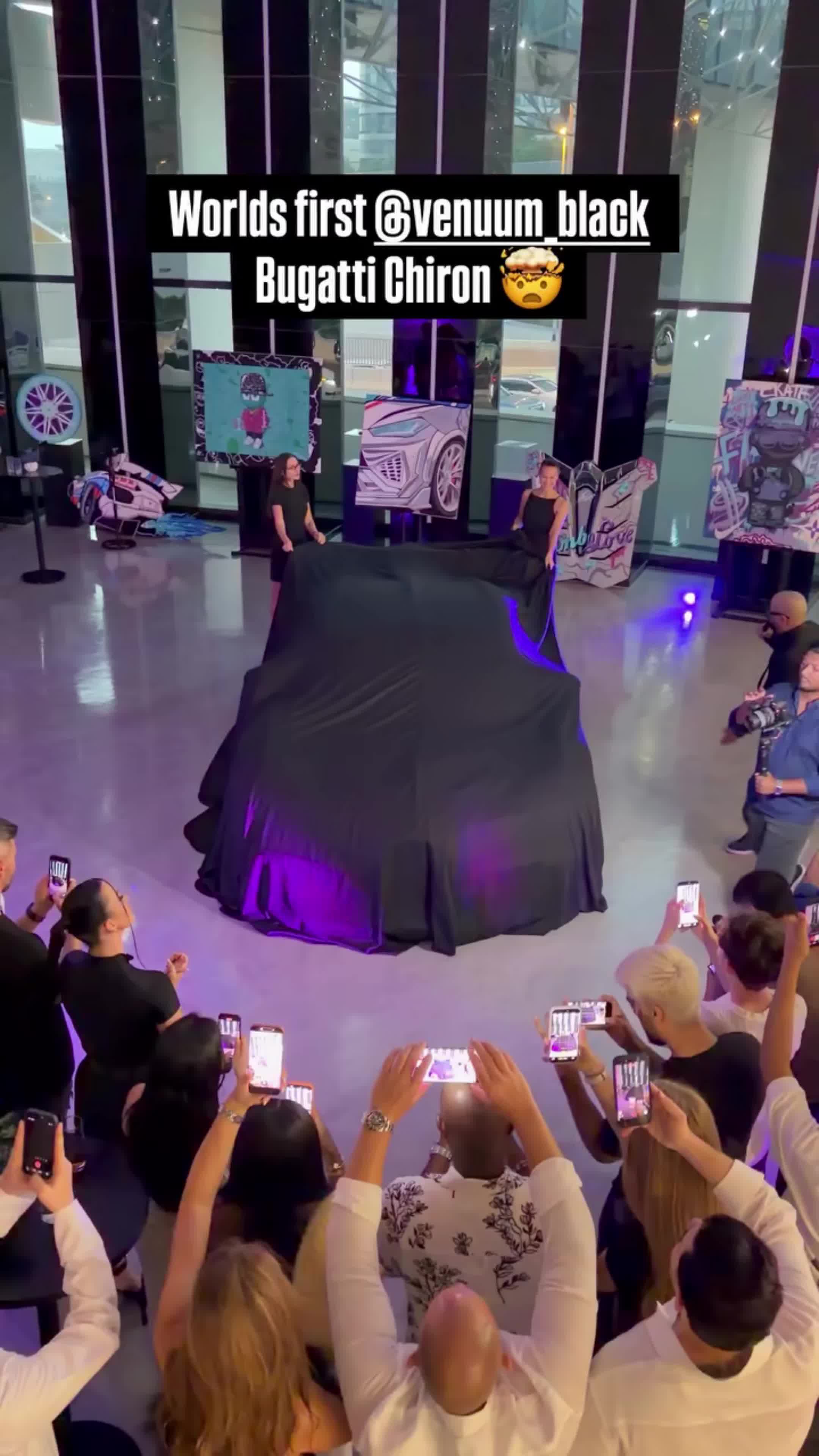 首台VENUUM操刀的Bugatti Chiron，拥有Bugatti...
