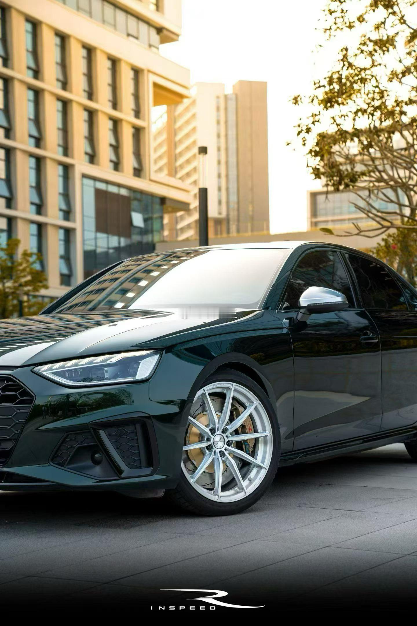 车型：奥迪S4 B9.5轮毂：INSPEED iD-R03 19寸刹车型号：IN