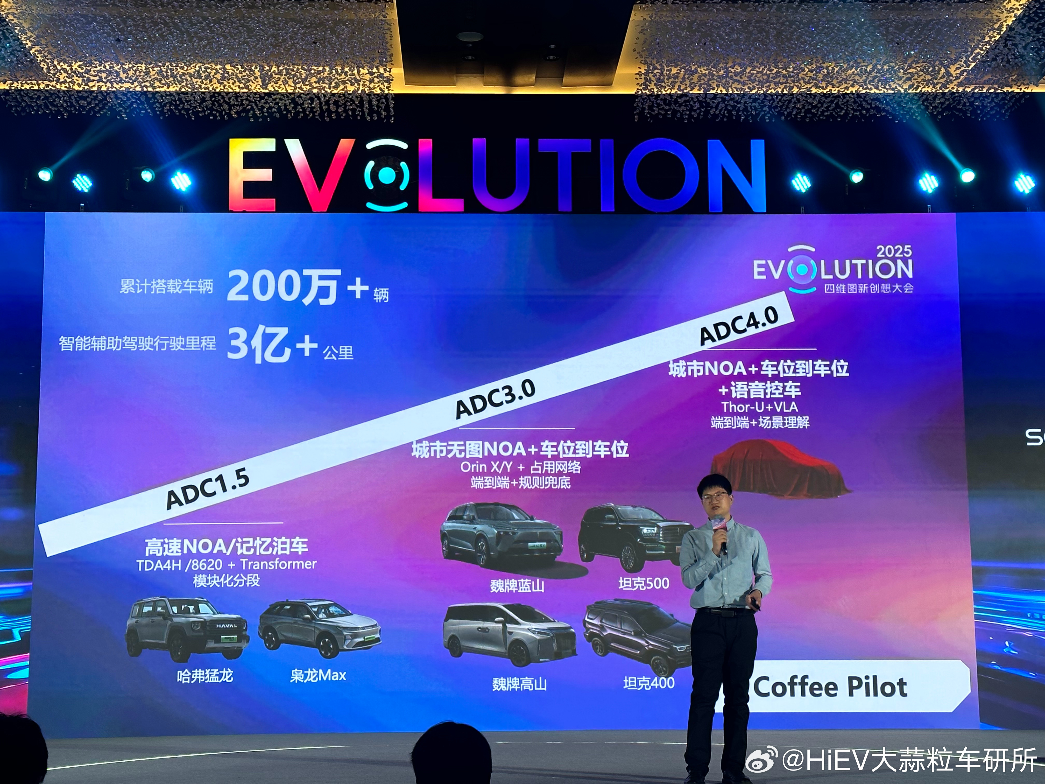 长城下一代量产辅助驾驶CP Master，硬件代号ADC 4.0，软件代号SEE