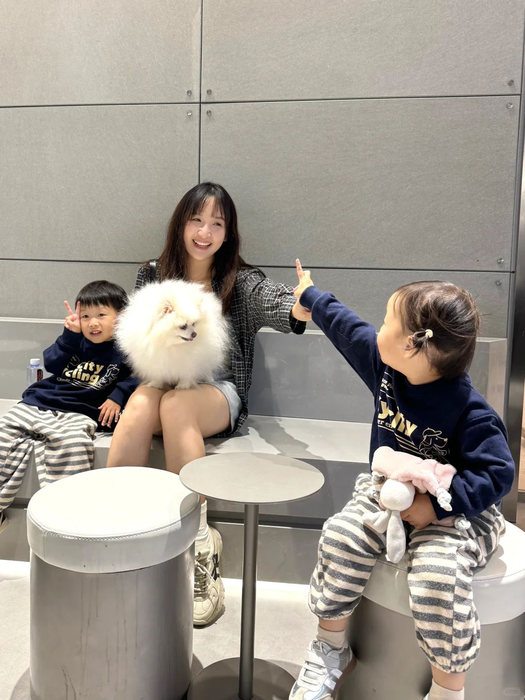 💙31岁的我拥有一对龙凤胎+一只小狗