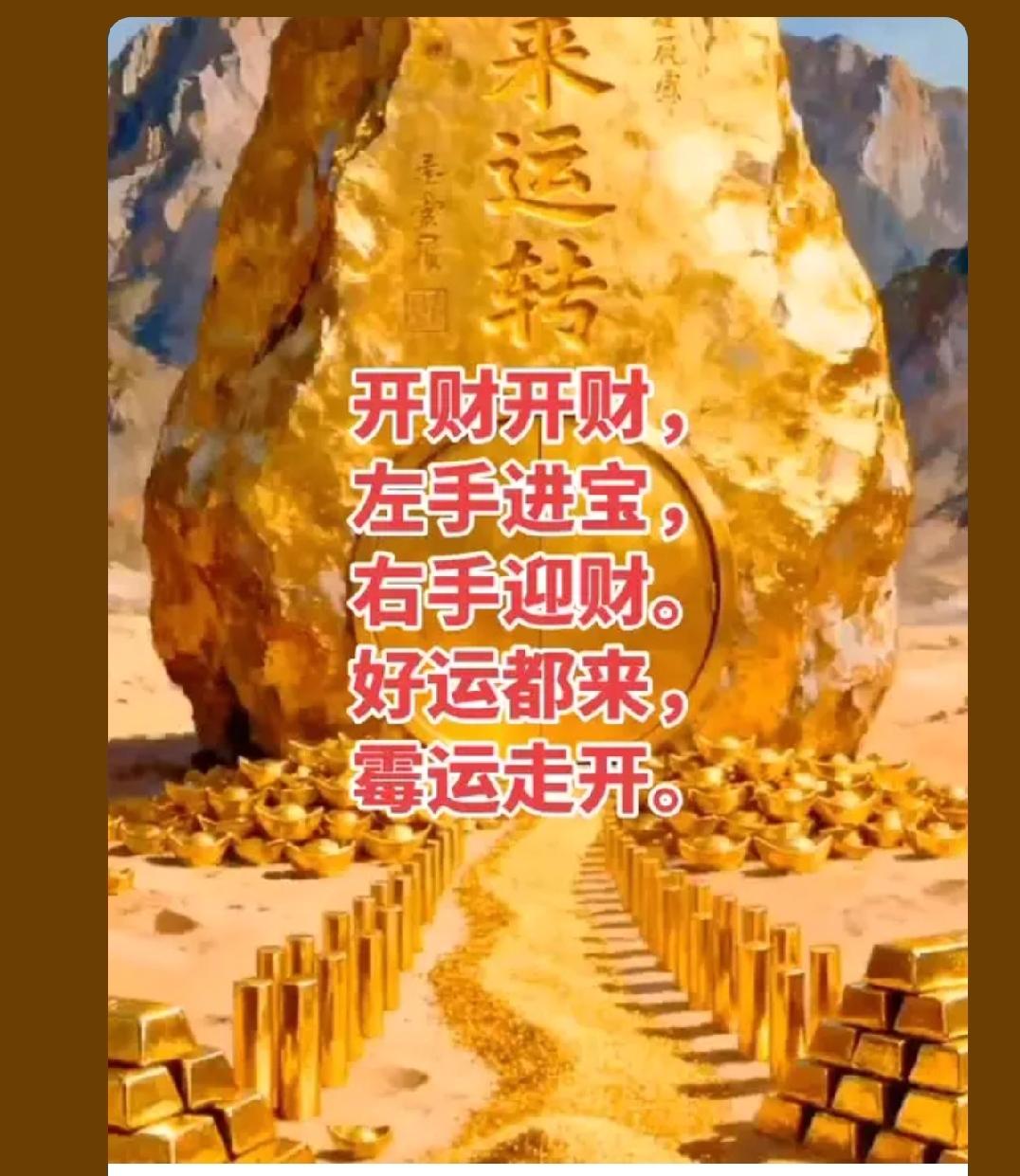 冬日生活打卡季 开财了
别假装看不见
左手进宝
右手进财
好事临门
霉运走开
病